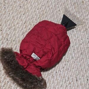 Eddie Bauer Red Goose Down Ice Scrapper Mitt